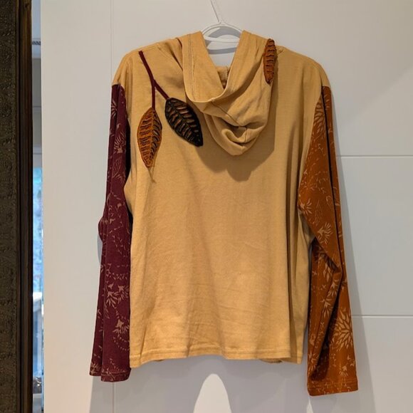 (1X) Leopards & Roses Hooded Zip Cardigan or Jacket - Picture 3 of 10